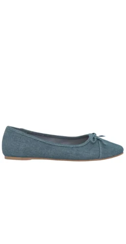 Ballerina med sløjle denim