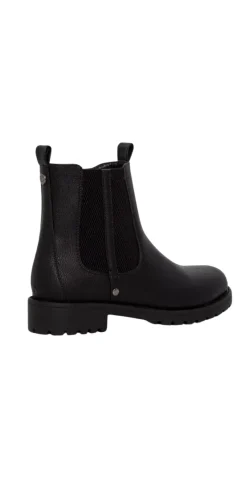 Boots i vegansk læder sort