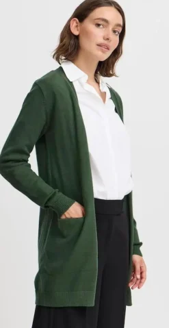 Cardigan i strik sycamore