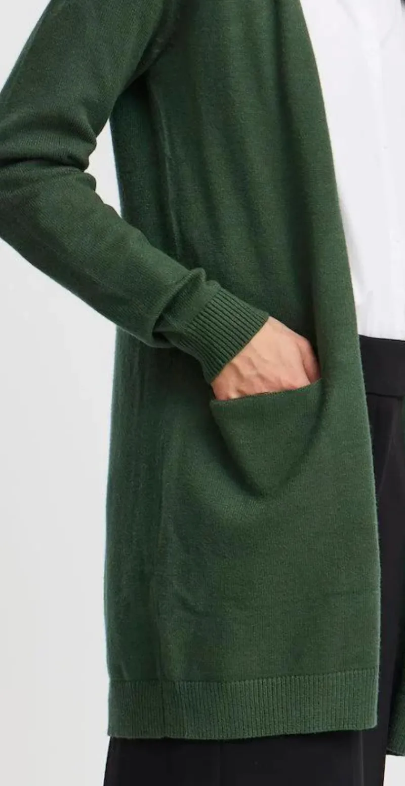Cardigan i strik sycamore