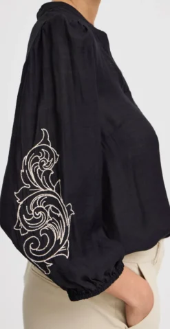 Damy bluse black