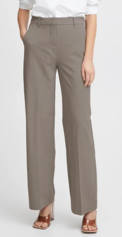 Danta buks med vidde light grey melange