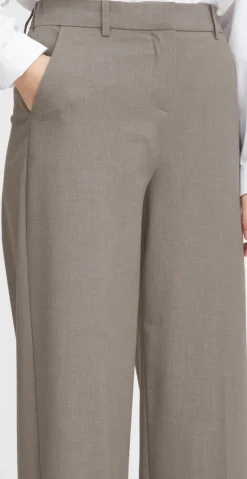 Danta buks med vidde light grey melange