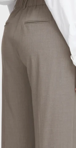 Danta buks med vidde light grey melange