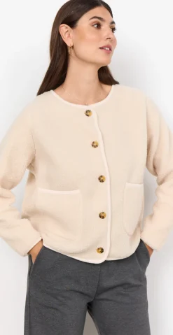 Darla teddy cardigan creme