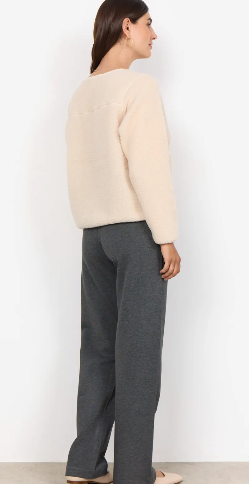Darla teddy cardigan creme