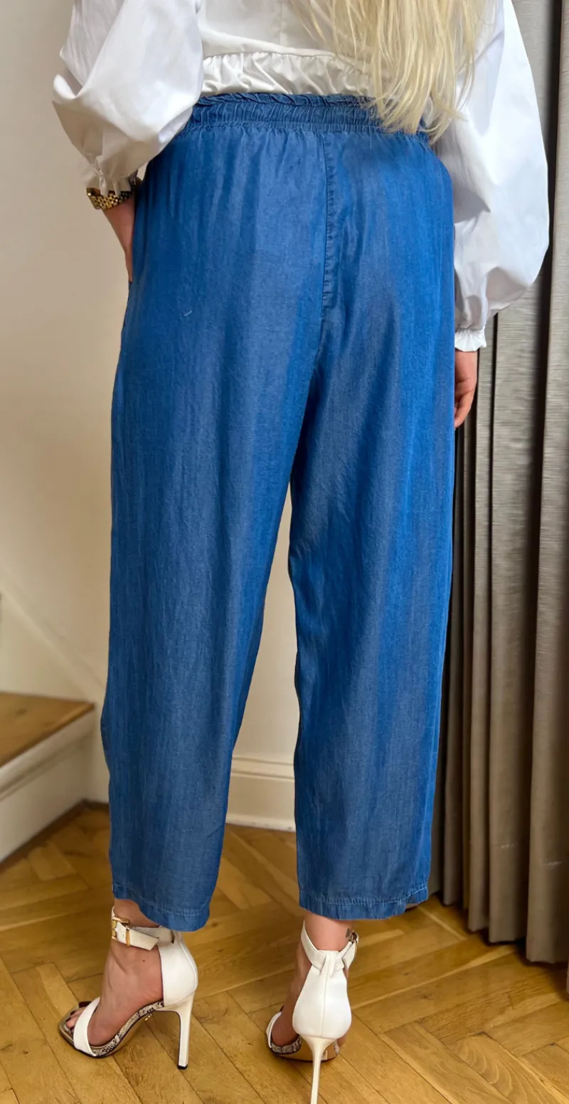Debbie denimbukser 7/8 medium jeans tencel LikeLondon