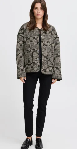 Delight jakke black mix