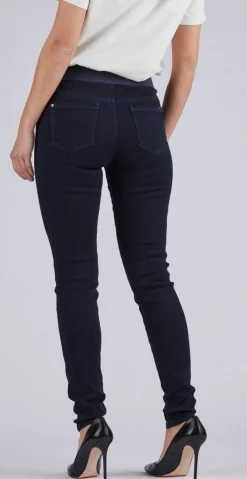 Denim shantal stretch buks mørk blå