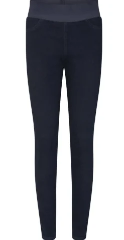 Denim shantal stretch buks mørk blå