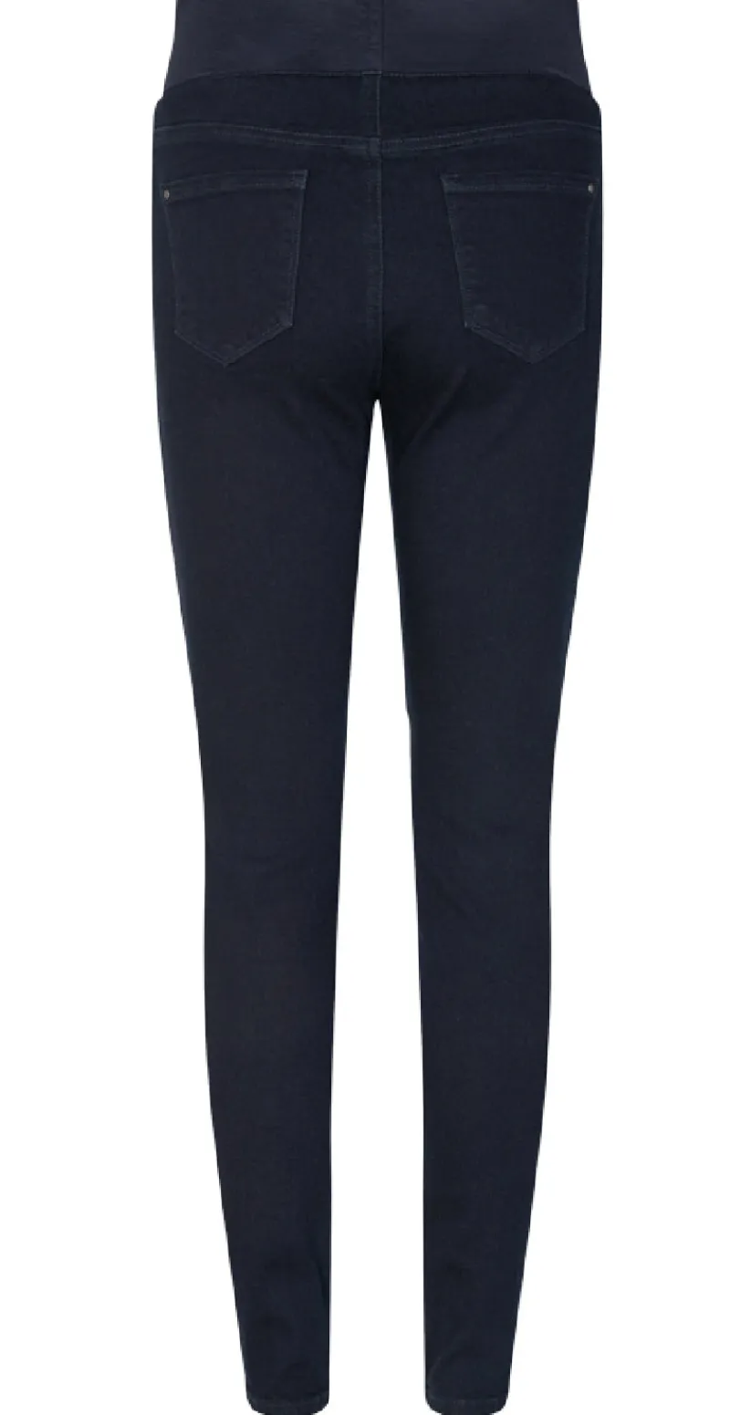 Denim shantal stretch buks mørk blå