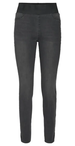 Denim shantal stretch buks dark grey