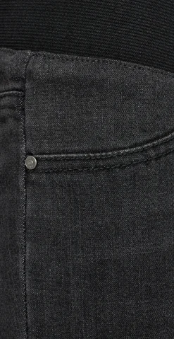 Denim shantal stretch buks dark grey