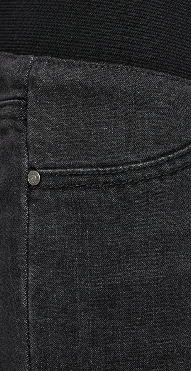 Denim shantal stretch buks dark grey