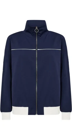 Emily jakke med stribe navy