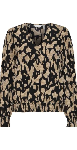 Filmena bluse black mix