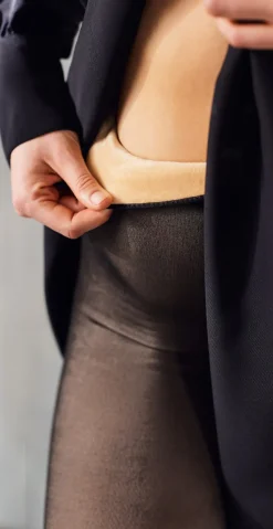 Fleece strømpebukser 280 Denier Tights