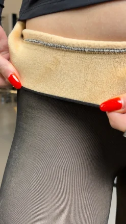 Fleece strømpebukser 280 denier