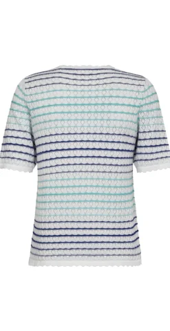 Gina pullover hvid/deep ultrama