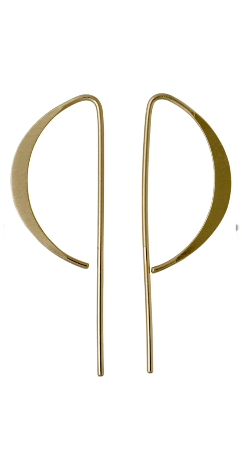 Guld feminin ørering