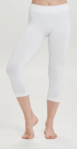 Hvid capri leggings