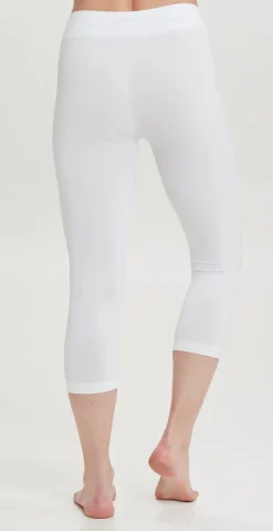 Hvid capri leggings
