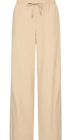 Ilva bukser med stribe beige LikeLondon