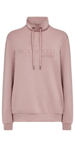 Isabella sweatshirt i modal kvalitet gammelrosa