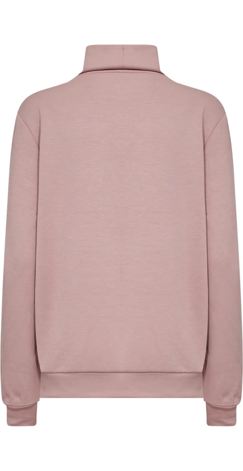Isabella sweatshirt i modal kvalitet gammelrosa