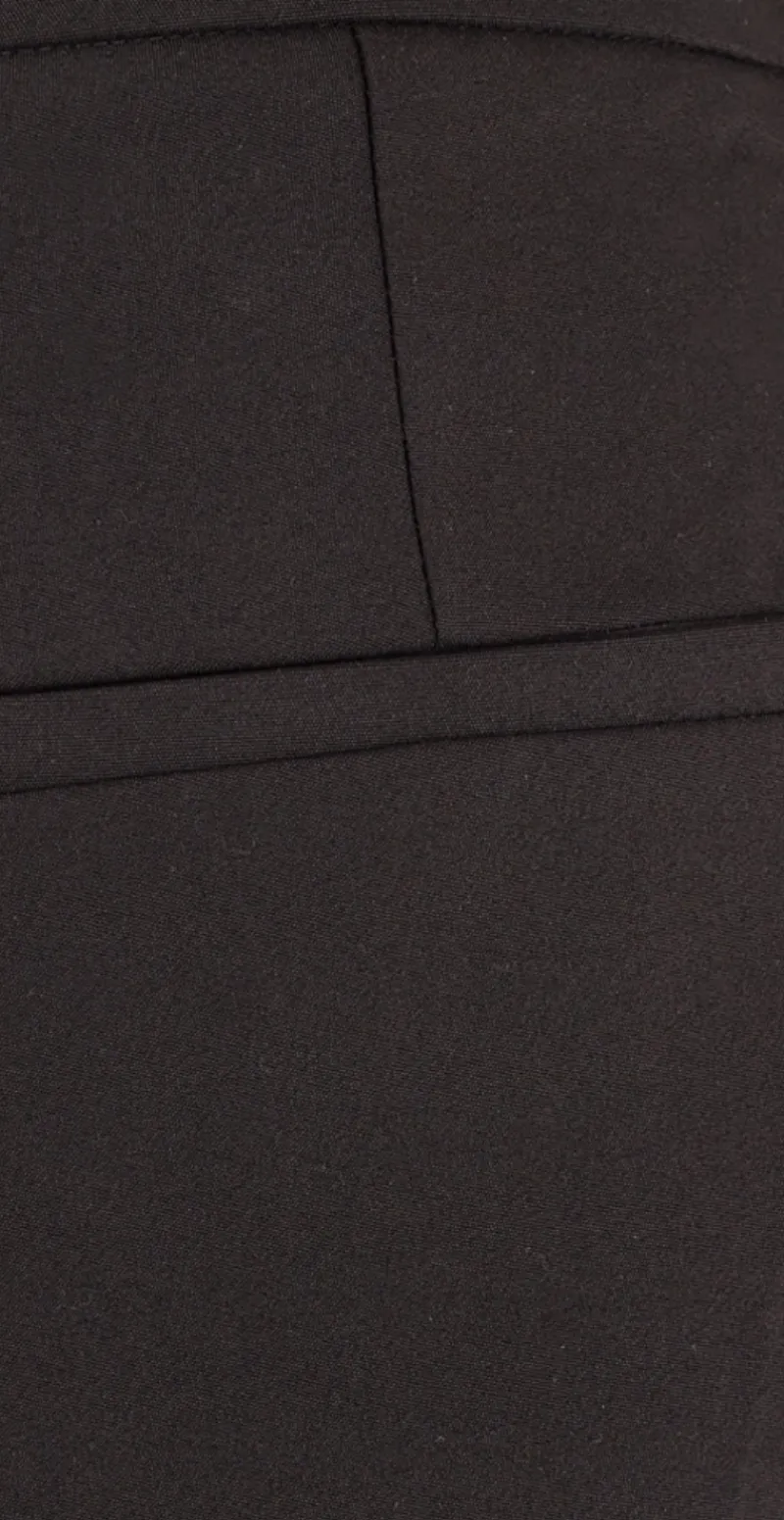 Isadora habitbuks med bootcut ankel sort