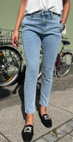 Jane denim buks lysblå