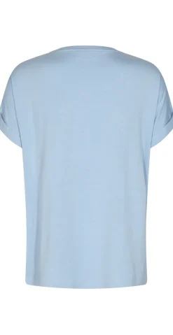 Joke bluse med opsmøg chambray blue
