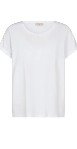 Joke bluse med opsmøg hvid