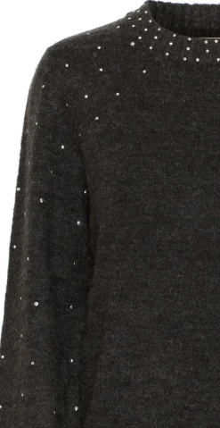 Kama pullover dark grey melange