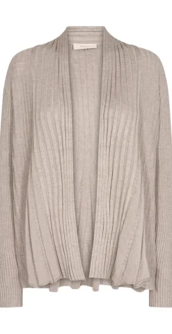 Kort claudisse cardigan moonbean melange