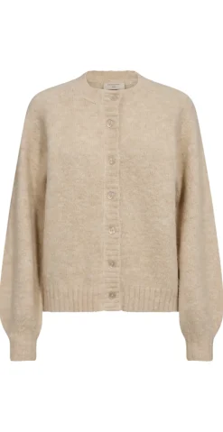 Kort strik cardigan moonbeam