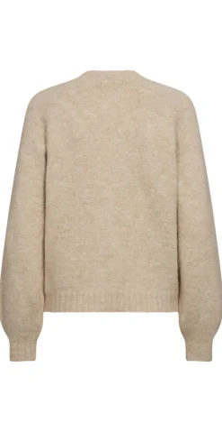 Kort strik cardigan moonbeam