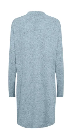 Lang cardigan lysblå