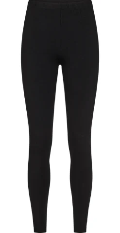 Leggings med uld sort