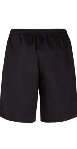 Lily shorts med elastik og detaljer sort