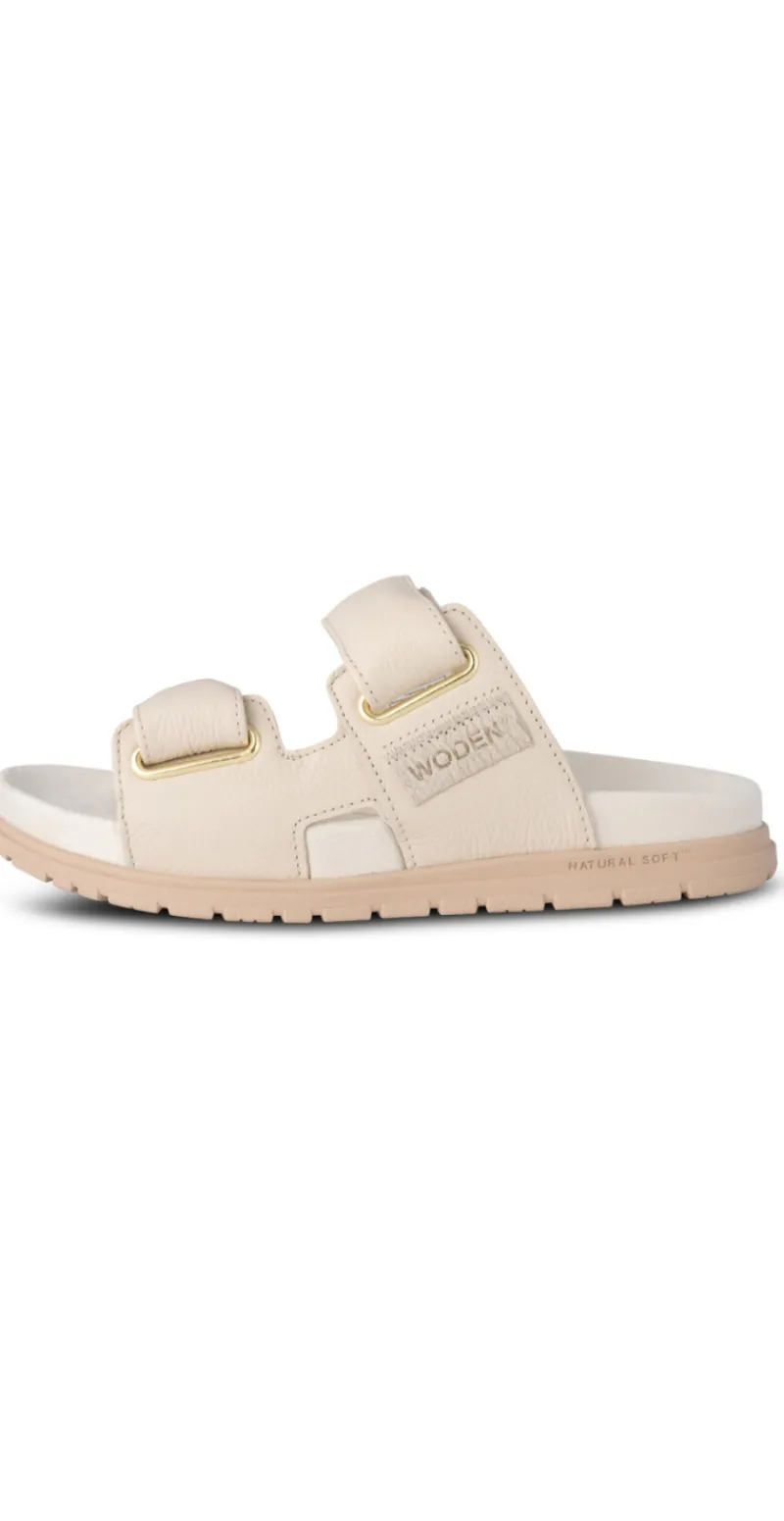 Lisa læder sandaler ivory