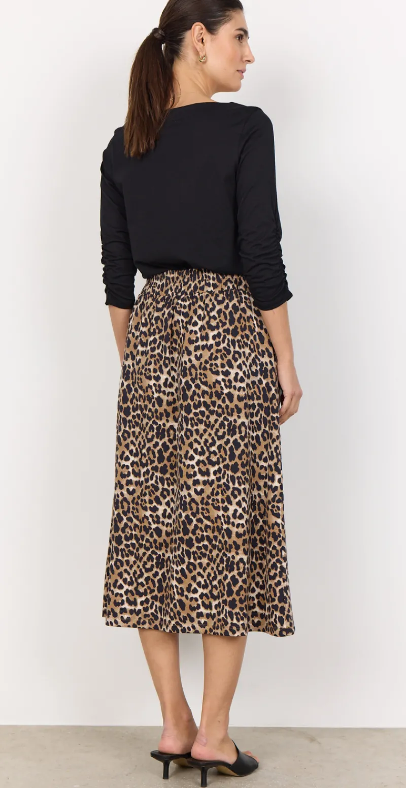 Lola nederdel med leopard print LikeLondon