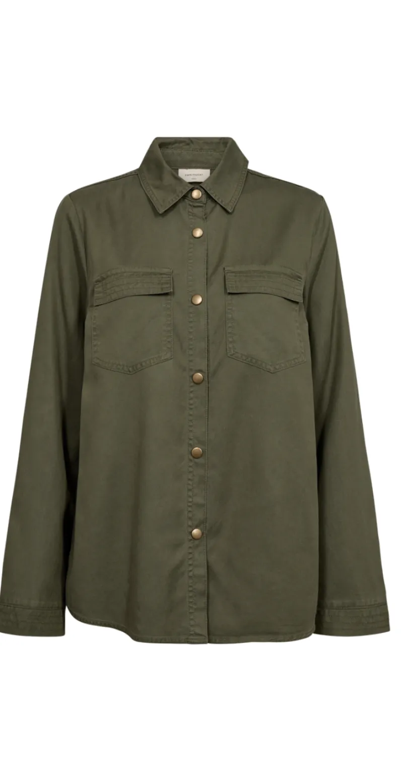 Lulina skjorte deep lichen green