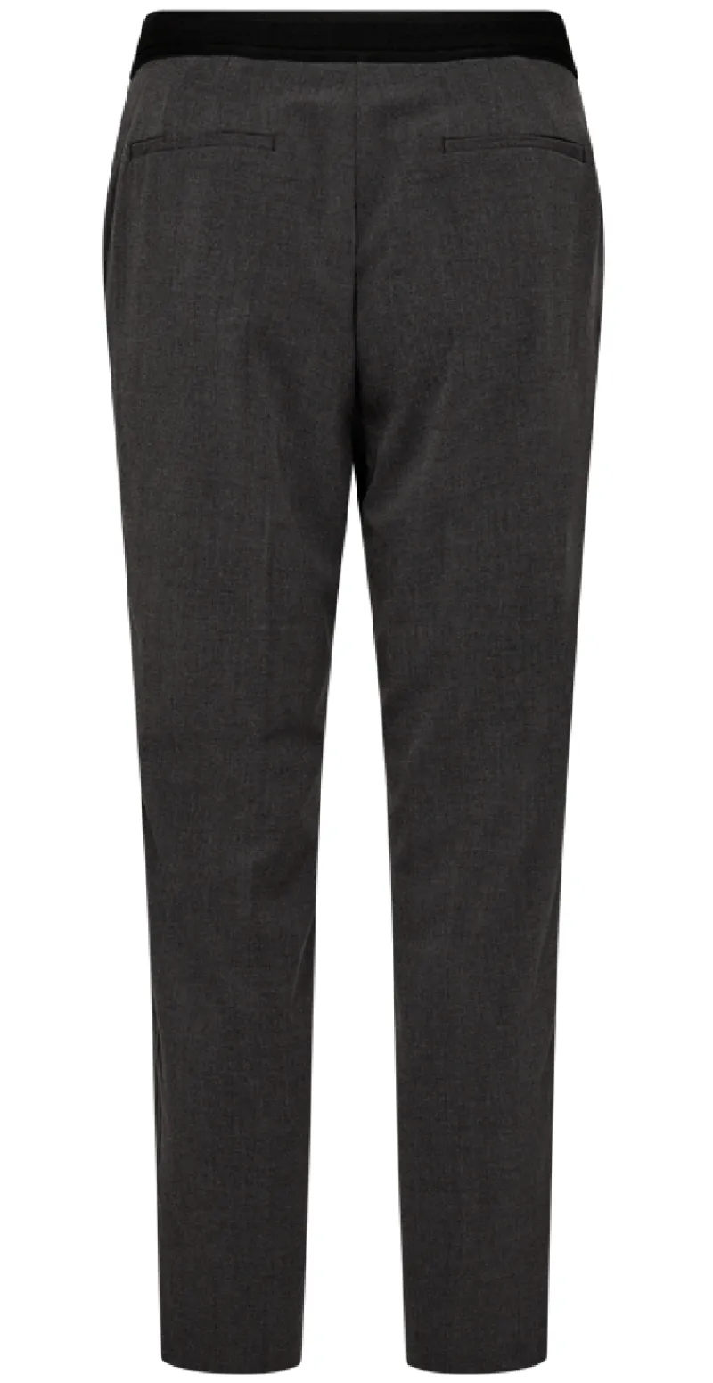 Mabely pants dark grey melange