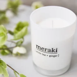 Meraki Duftlys, White tea & ginger