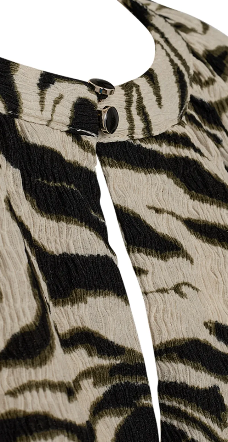 Nalia bluse med mønster moonbeam