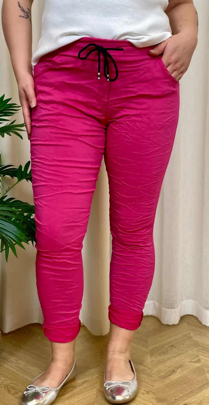 Nora bukser fuxia LikeLondon