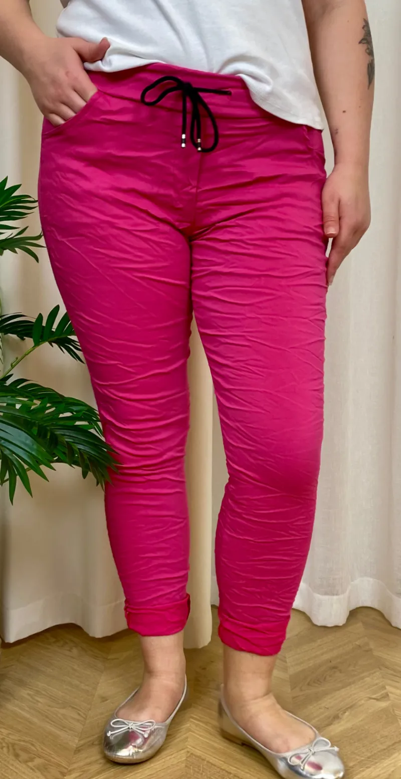 Nora bukser fuxia LikeLondon