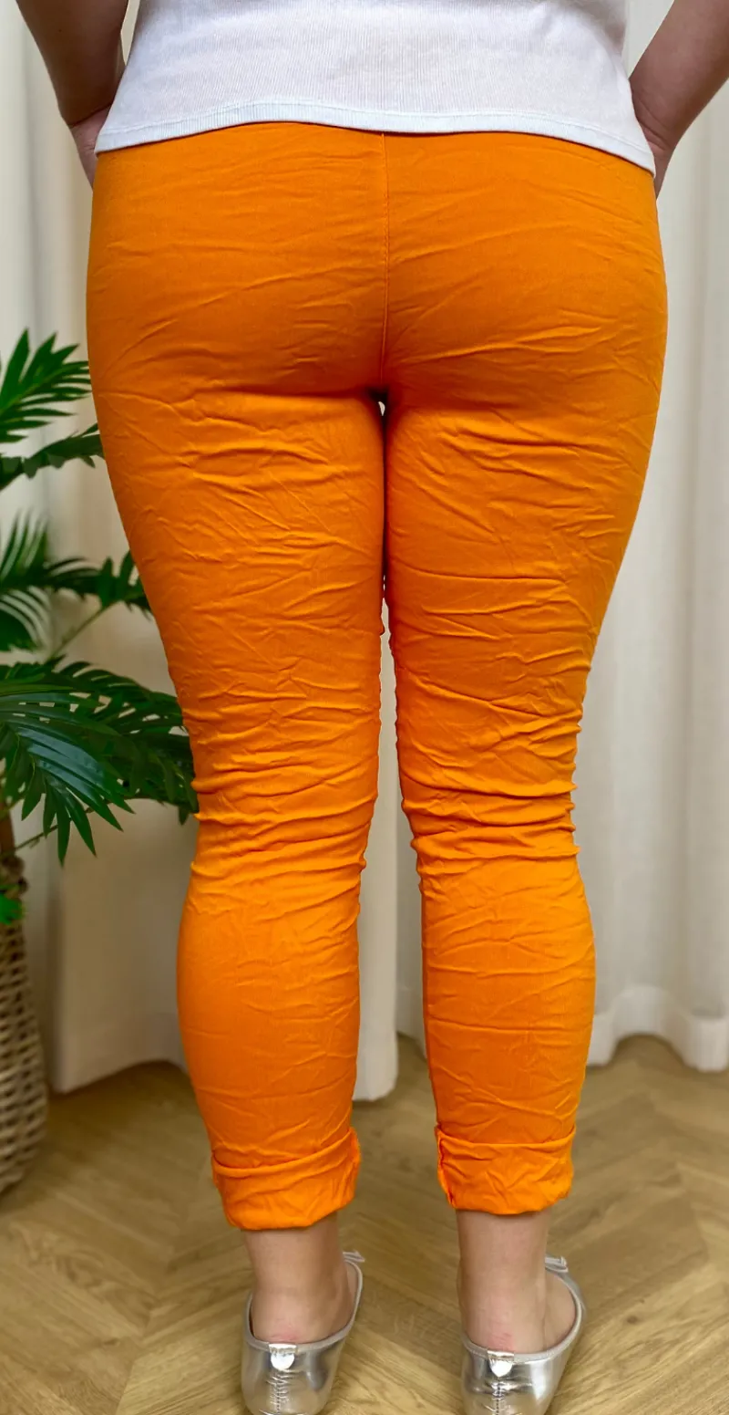 Nora bukser orange LikeLondon