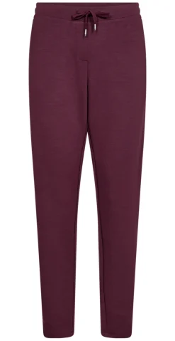 Nynne sweatpants med bindebånd bordeaux